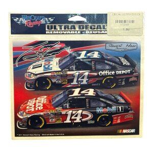 Nascar Racing Tony Stewart #14 Racing Car Ultra Decal Sticker Stewart Haas NOS